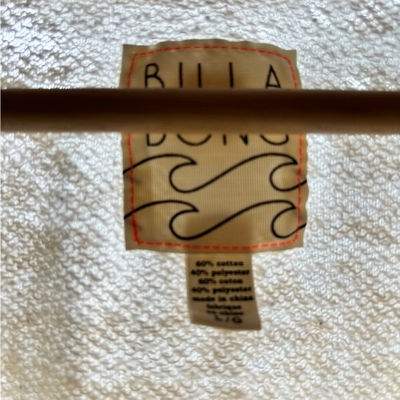 Billabong pineapple print lightweight sweatshirt Size L - Picture 3 of 6